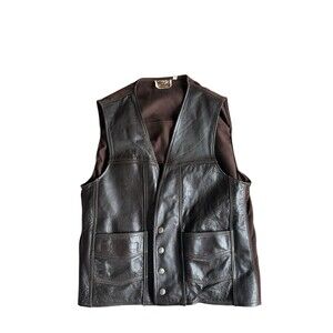 Vintage Harley-Davidson AMF Leather Vest Men’s M